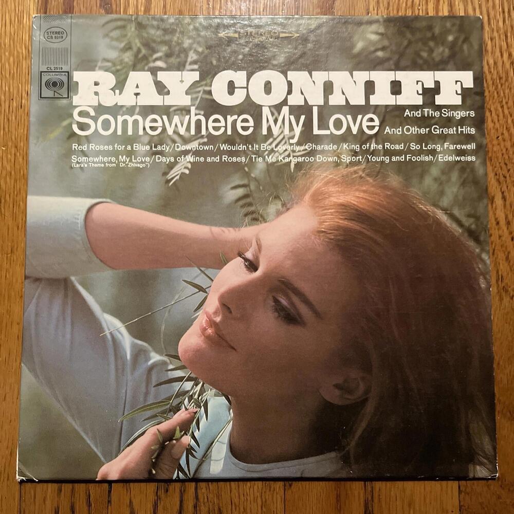 Ray Conniff And The Singers Somewhere My Love Vinyl LP Record 1966/ CL 2519
